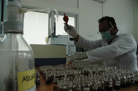 Aktifitas di laboratorium B2P2TO-OT